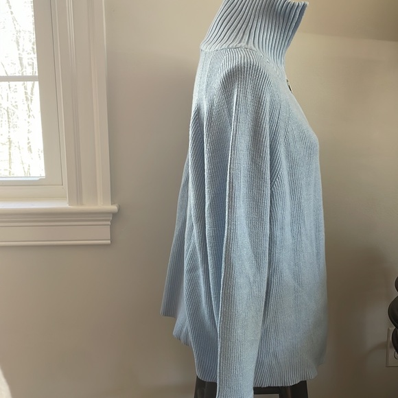 Pullover Sweater Half Zip / Turtle Neck Size XL - Picture 3 of 10